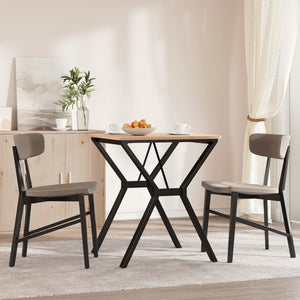 vidaXL Dining Table Legs Y-Frame 60x60x73 cm Cast Iron