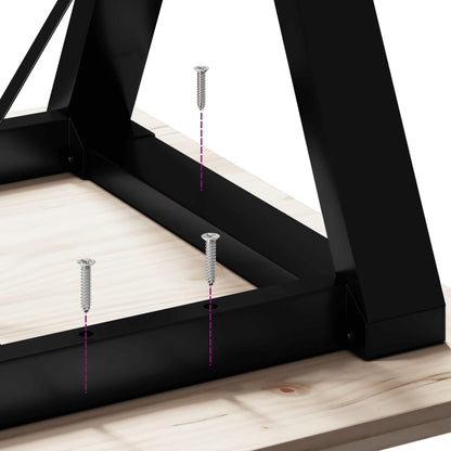 vidaXL Dining Table Legs Y-Frame 70x70x73 cm Steel