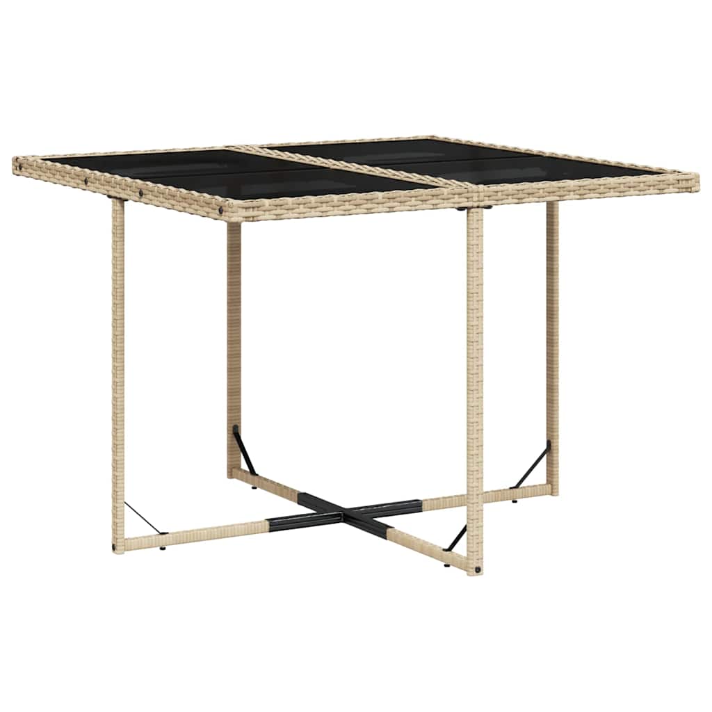 vidaXL Garden Dining Set | Mix Beige, Black, Light Grey