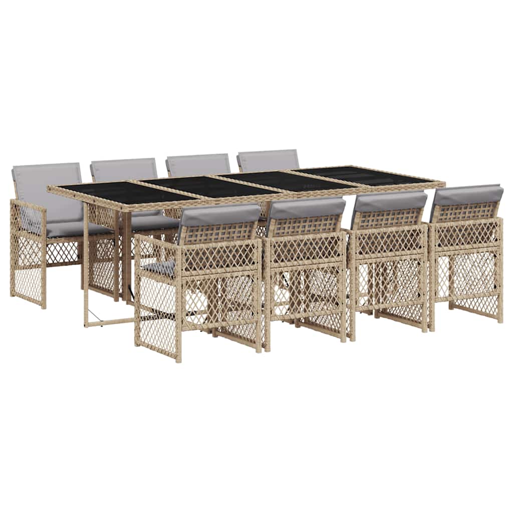 vidaXL Garden Dining Set | Beige