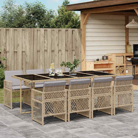 vidaXL Garden Dining Set | Beige