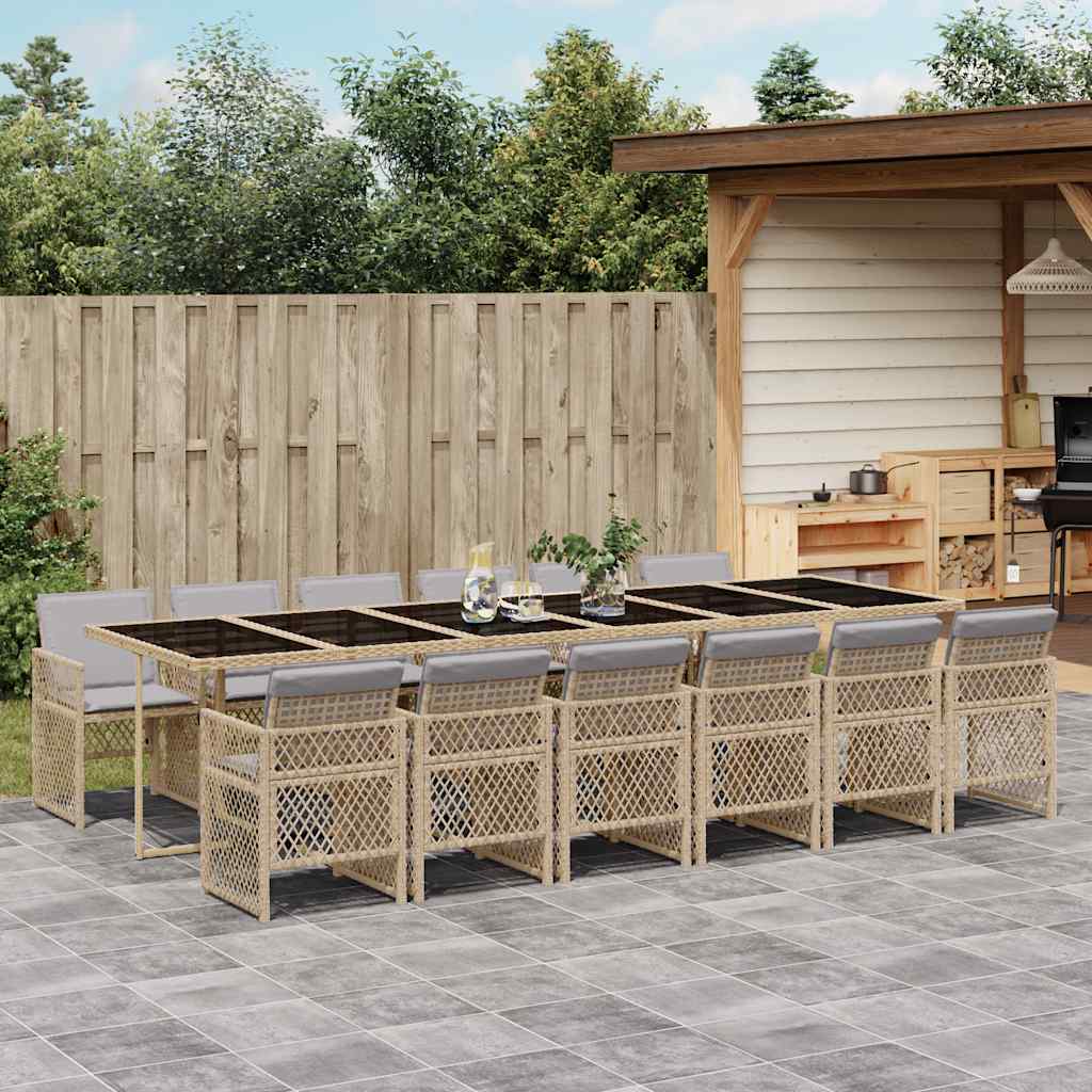 vidaXL Garden Dining Set | Beige