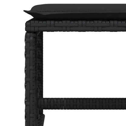 vidaXL Garden Dining Set | Black