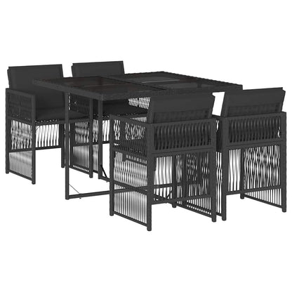 vidaXL Garden Dining Set | Black