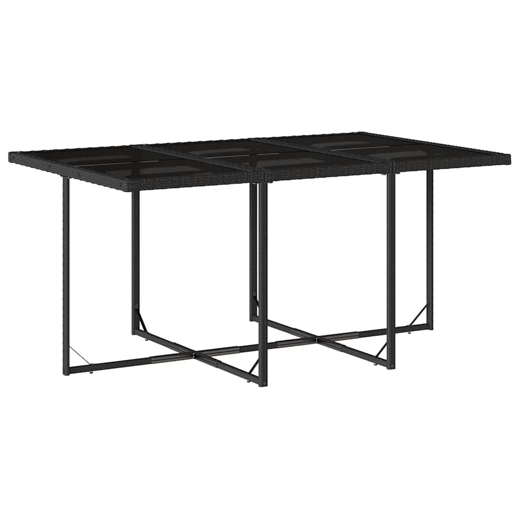 vidaXL Garden Dining Set | Black, Cream White