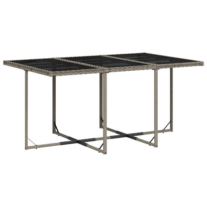 vidaXL Garden Dining Set | Grey and Black