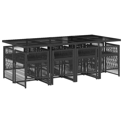 vidaXL Garden Dining Set | Black