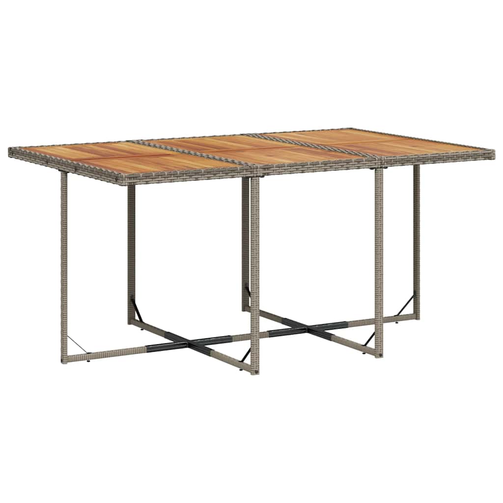 vidaXL Garden Dining Set | Grey, brown