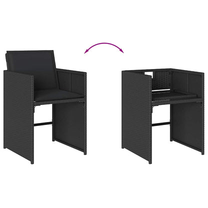vidaXL Garden Dining Set | Black