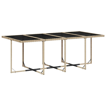 vidaXL Garden Dining Set | Beige, Black, Cream White