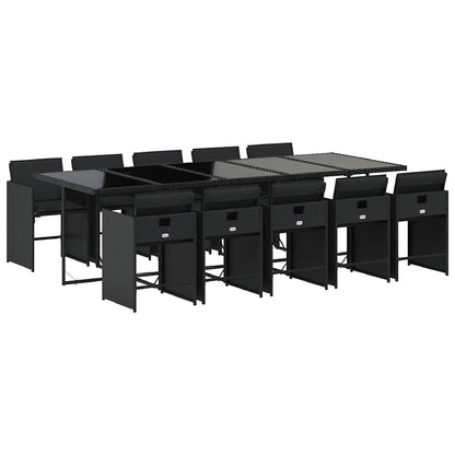 vidaXL Garden Dining Set | Black