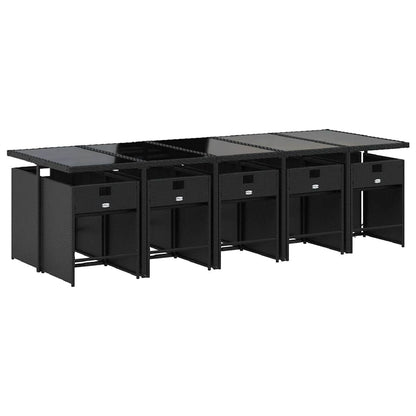 vidaXL Garden Dining Set | Black