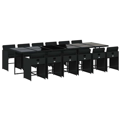 vidaXL Garden Dining Set | Black