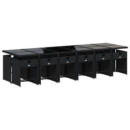vidaXL Garden Dining Set | Black