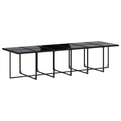 vidaXL Garden Dining Set | Black