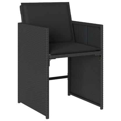 vidaXL Garden Dining Set | Black