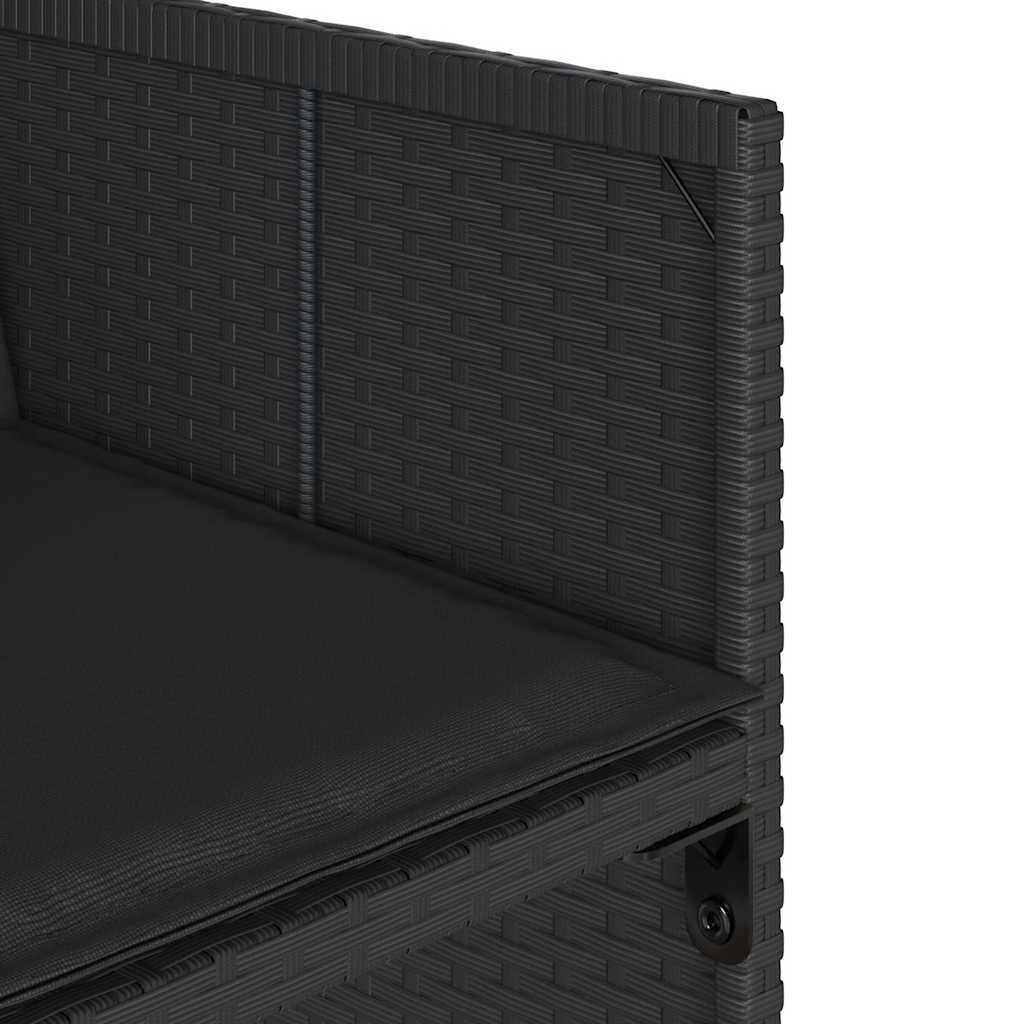 vidaXL Garden Dining Set | Black