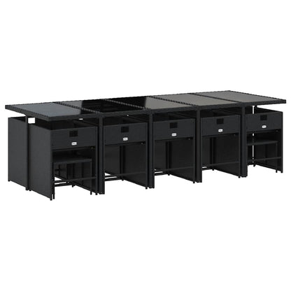 vidaXL Garden Dining Set | Black