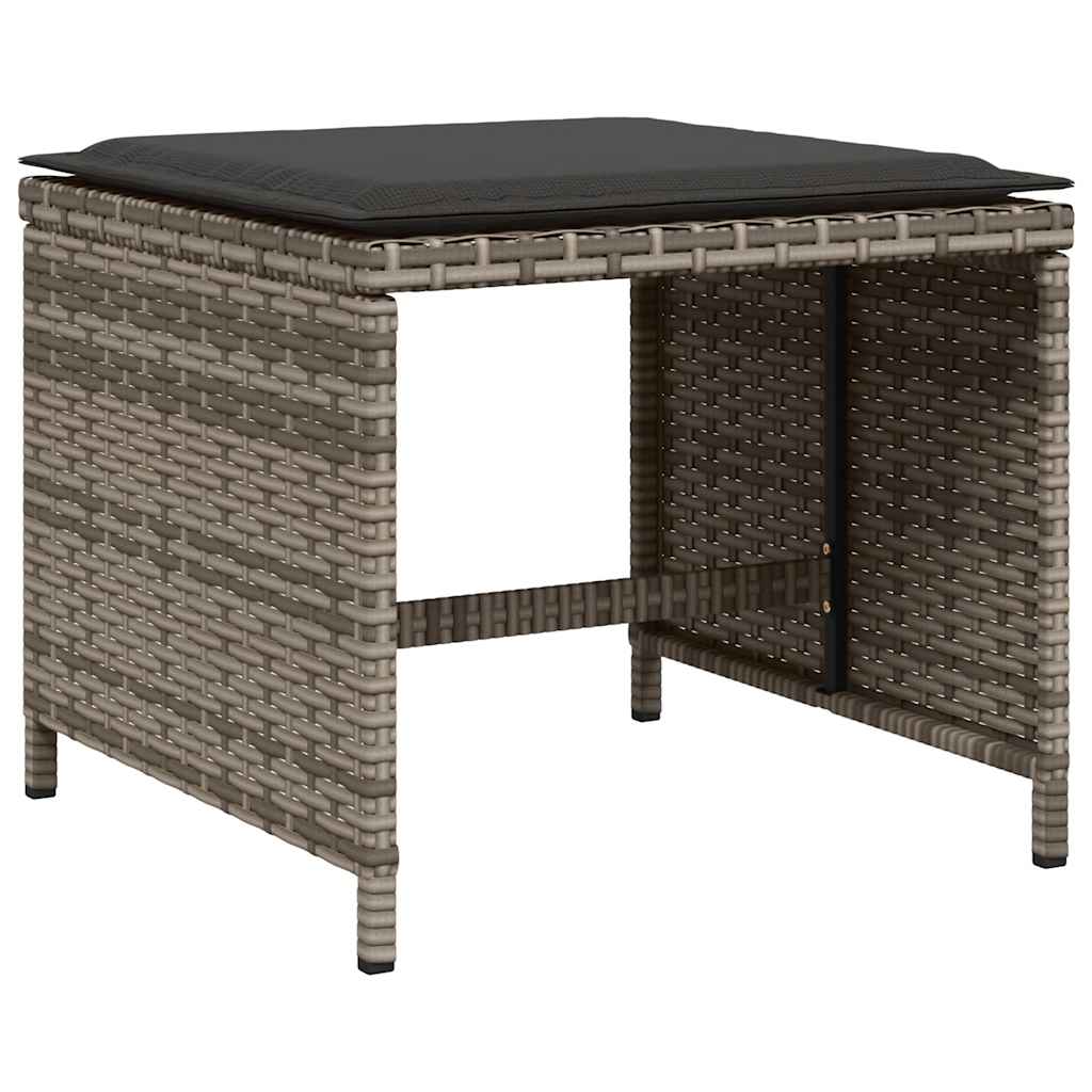 vidaXL Garden Dining Set | Grey, Dark Grey