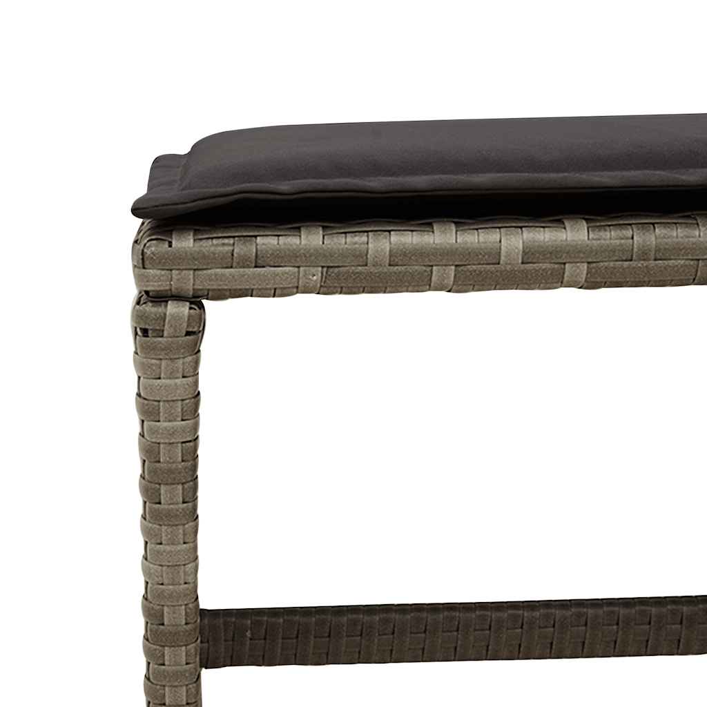 vidaXL Garden Dining Set | Grey, Dark Grey