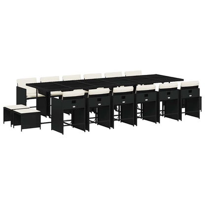 vidaXL Garden Dining Set | Black