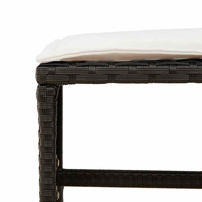 vidaXL Garden Dining Set | Black