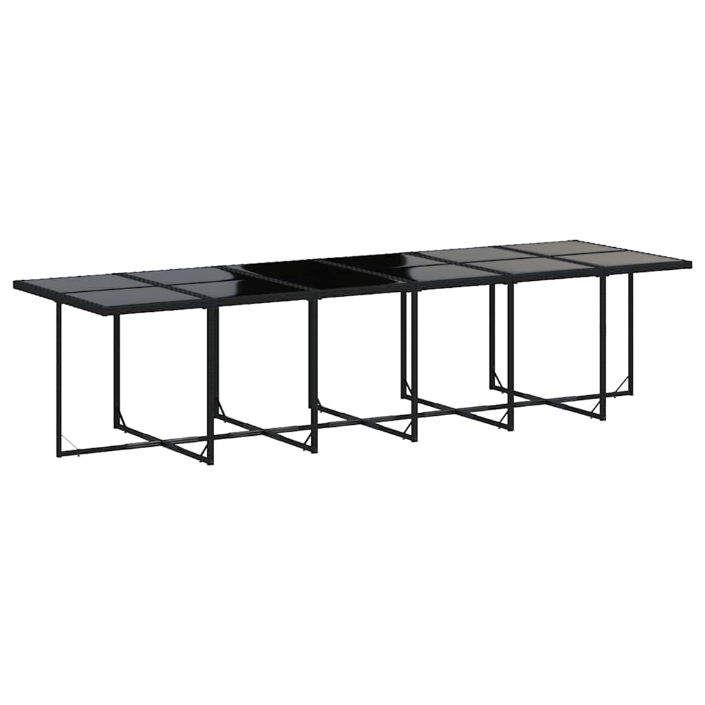 vidaXL Garden Dining Set | Black