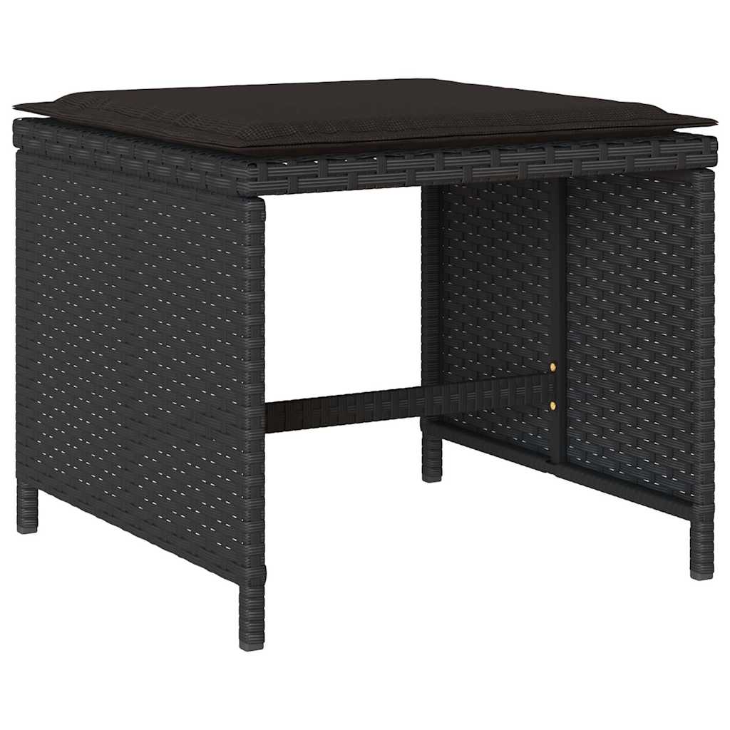 vidaXL Garden Dining Set | Black