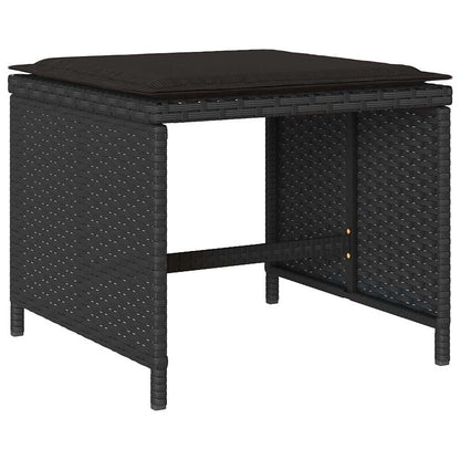 vidaXL Garden Dining Set | Black