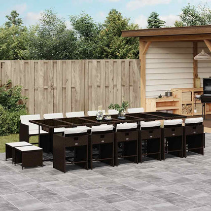 vidaXL Garden Dining Set | Brown