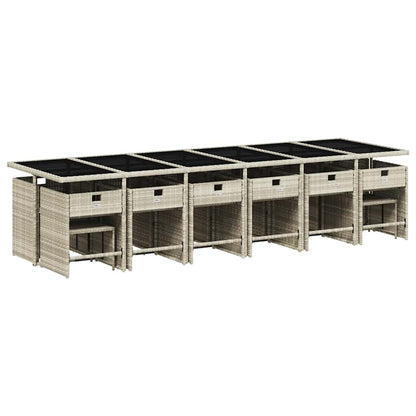 vidaXL Garden Dining Set | Light Grey