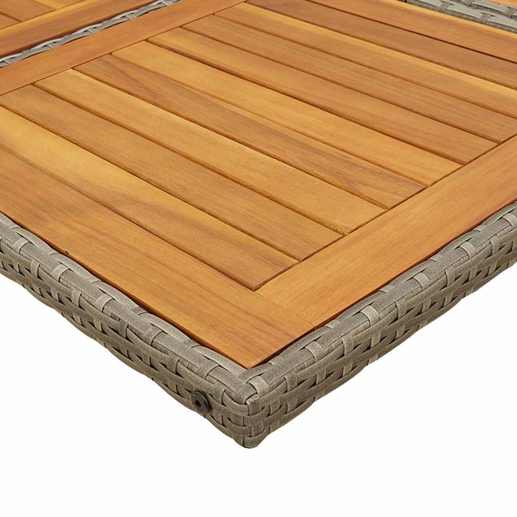 vidaXL Garden Dining Set | Grey, Brown, Dark Grey