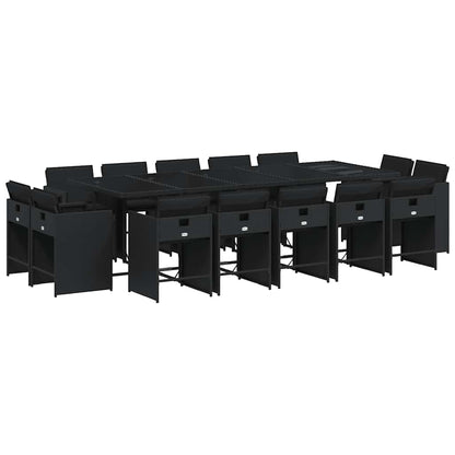 vidaXL Garden Dining Set | Black