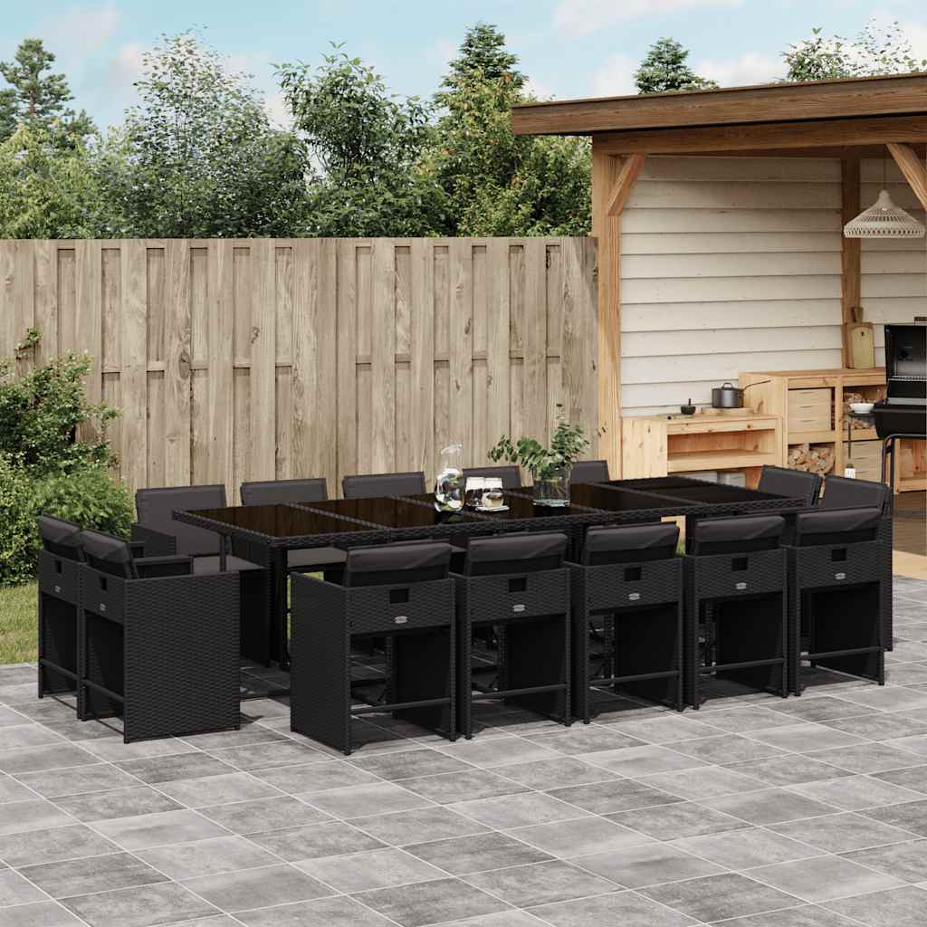 vidaXL Garden Dining Set | Black