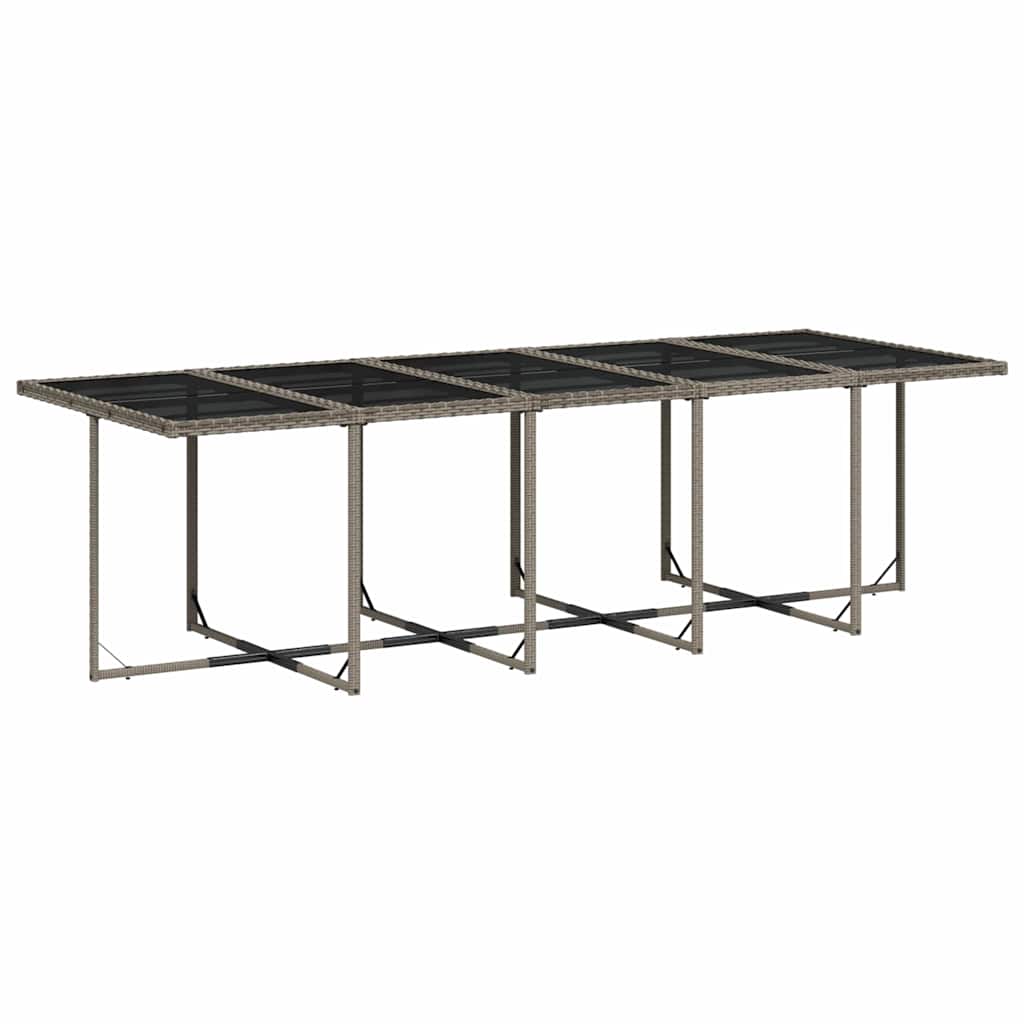 vidaXL Garden Dining Set | Grey, black, dark grey