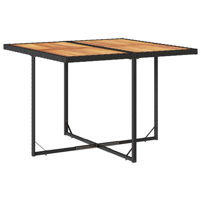 vidaXL Garden Dining Set | Black and cream