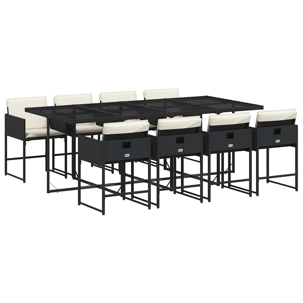 vidaXL Garden Dining Set | Black