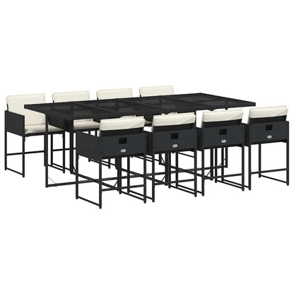 vidaXL Garden Dining Set | Black