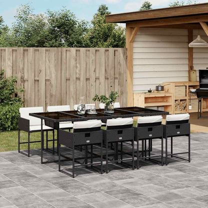 vidaXL Garden Dining Set | Black