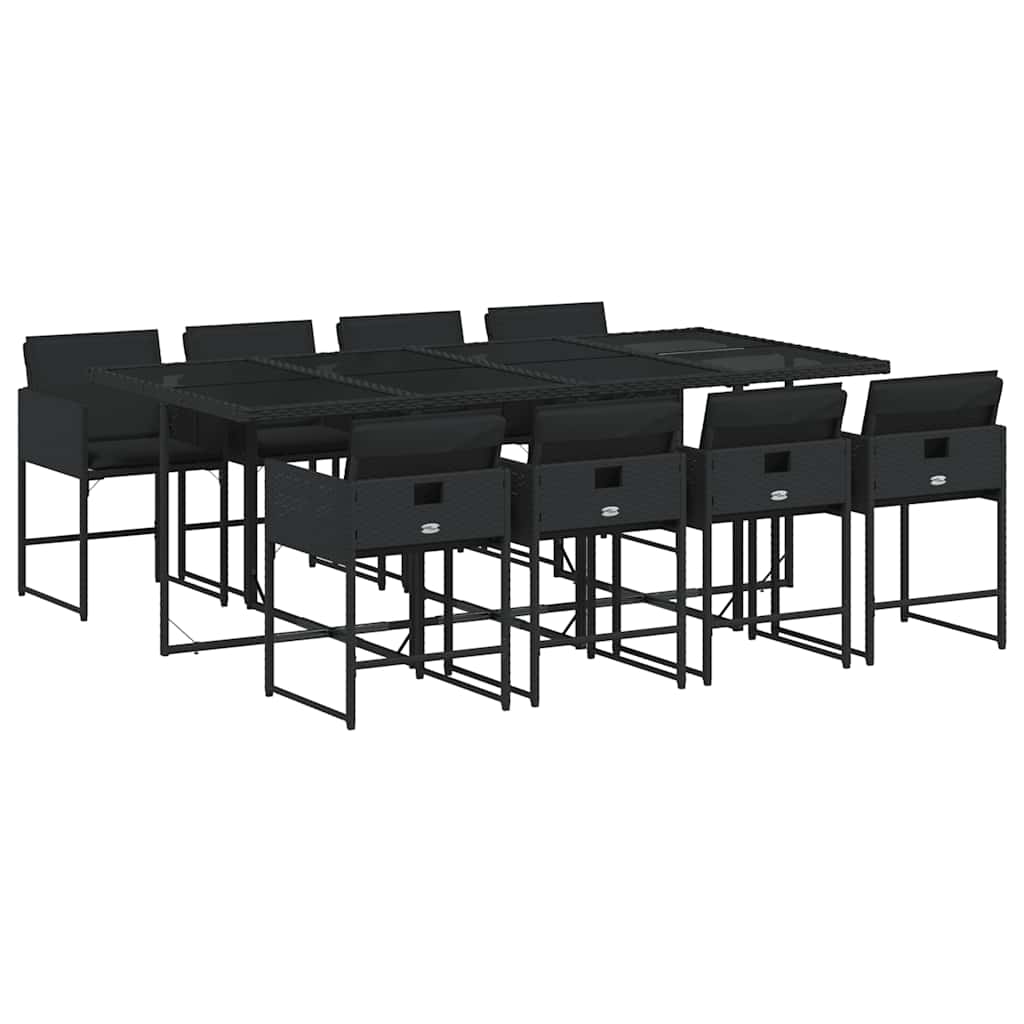vidaXL Garden Dining Set | Black