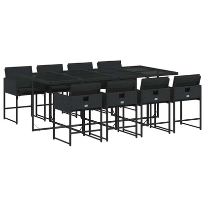 vidaXL Garden Dining Set | Black