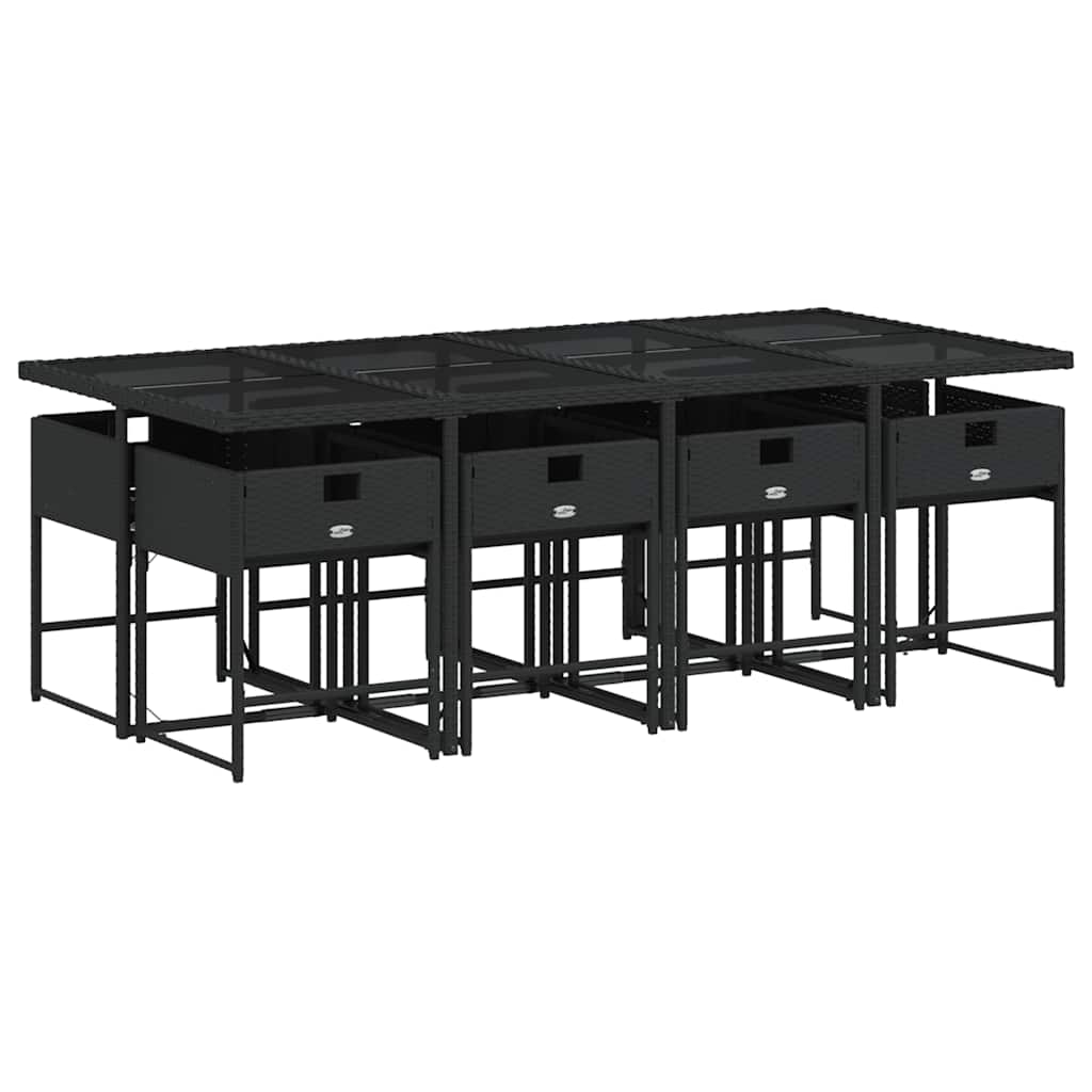 vidaXL Garden Dining Set | Black