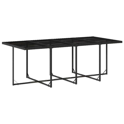 vidaXL Garden Dining Set | Black