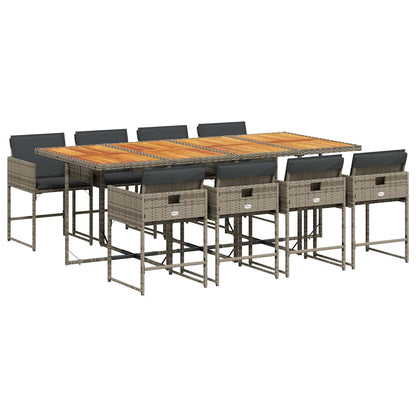vidaXL Garden Dining Set | Grey
