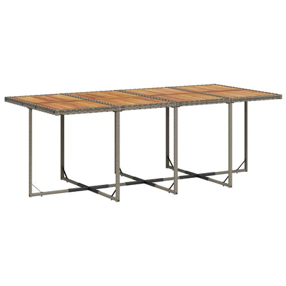 vidaXL Garden Dining Set | Grey