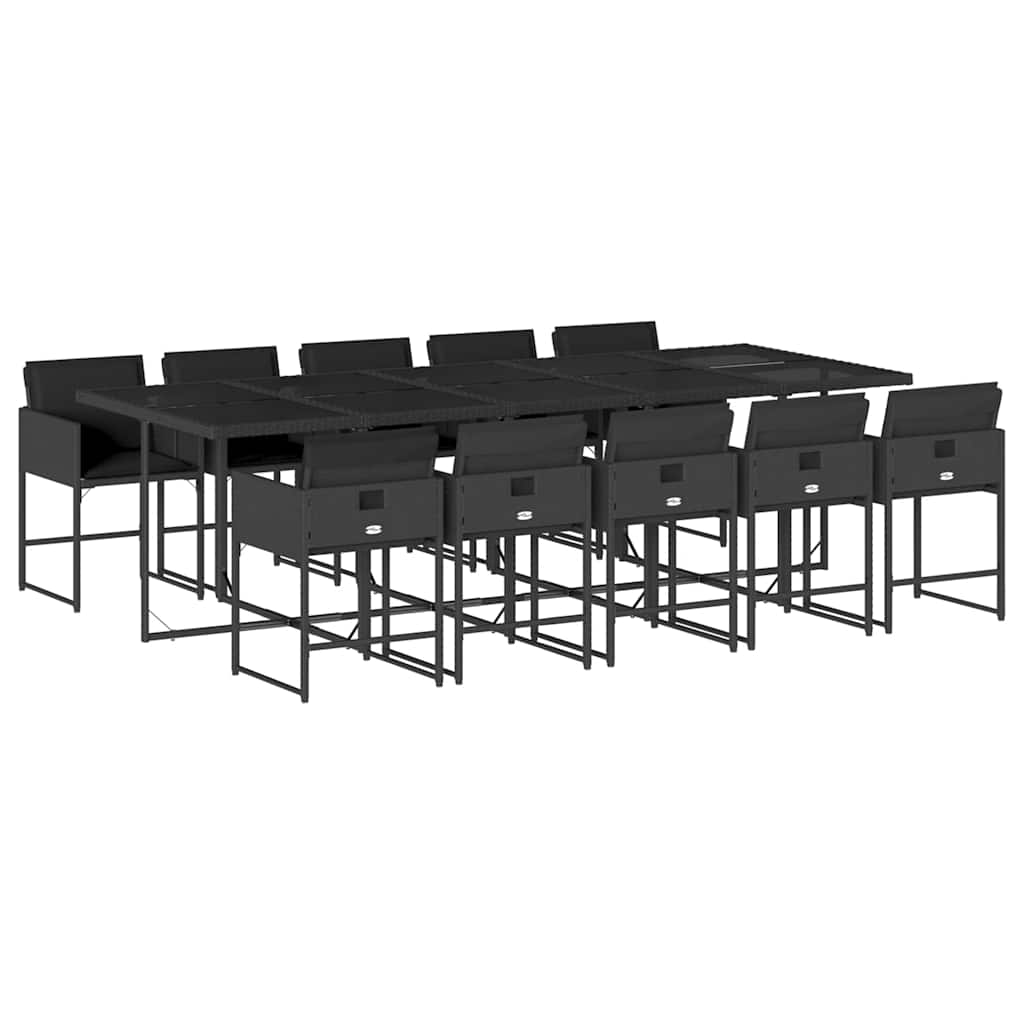 vidaXL Garden Dining Set | Black
