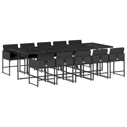 vidaXL Garden Dining Set | Black