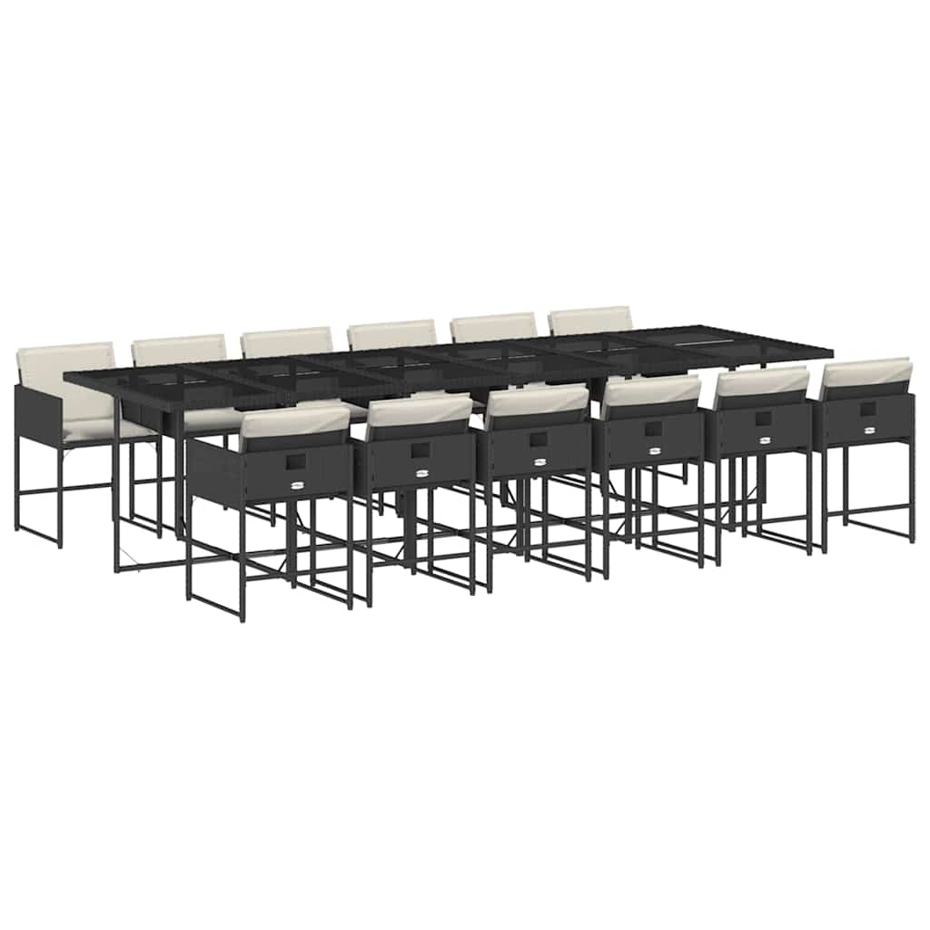 vidaXL Garden Dining Set | Black