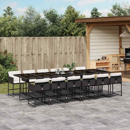 vidaXL Garden Dining Set | Black