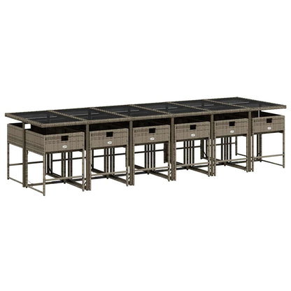 vidaXL Garden Dining Set | Grey, Dark Grey